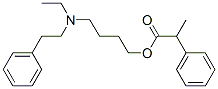 CAS 登录号：67293-33-8， 4-[乙基(苯乙基)氨基]丁基 2-苯丙酸酯