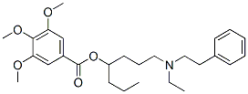 CAS#: 67293-36-1, 3,4,5-Trimethoxybenzoic Acid 4-[Ethyl(Phenethyl)Amino]-1-Propylbutyl Ester