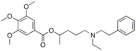 CAS#: 67293-46-3, 3,4,5-Trimethoxybenzoic Acid 4-[Ethyl(Phenethyl)Amino]-1-Methylbutyl Ester