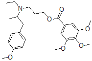 CAS#: 67293-48-5, 3,4,5-Trimethoxybenzoic Acid 3-[Ethyl(4-Methoxy-alpha-Methylphenethyl)Amino]Propyl Ester