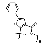 CAS#: 672930-51-7, Ethyl 5-phenyl-2-(trifluoromethyl)-3-furoate