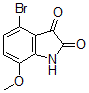 CAS#: 67303-38-2, 4-Bromo-7-Methoxy-1H-Indole-2,3-Dione