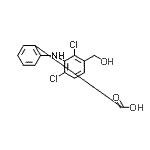 CAS 登录号：67318-61-0， 2-{[2,6-二氯-3-(羟基甲基)苯基]氨基}苯甲酸