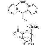 CAS#: 67324-97-4, 6-{[3-(5H-Dibenzo[a,d][7]annulen-5-ylidene)propyl](dimethyl)ammonio}-3,4,5-trihydroxytetrahydro-2H-pyran-2-carboxylate