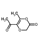 CAS#: 673502-33-5, 5-Acetyl-6-methyl-1,4-dioxin-2(3H)-one