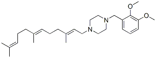 CAS#: 67351-17-1, 1-(2,3-Dimethoxybenzyl)-4-(3,7,11-Trimethyl-2,6,10-Dodecatrienyl)Piperazine