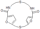 CAS#: 67364-58-3, 21,22-Dioxa-3,13-Dithia-10,16-Diazatricyclo[16.2.1.15,8]Docosa-5,7,18,20(1)-Tetrene-9,17-Dione