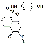 CAS#: 67389-43-9, 6-Diazo-5,6-Dihydro-N-(4-Hydroxyphenyl)-5-Oxonaphthalene-1-Sulphonamide