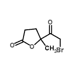 CAS#: 67431-08-7, 5-(Bromoacetyl)-5-methyldihydro-2(3H)-furanone