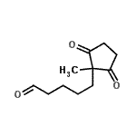 CAS#: 674347-69-4, 5-(1-Methyl-2,5-dioxocyclopentyl)pentanal