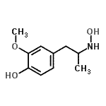 CAS#: 674368-62-8, 4-[2-(Hydroxyamino)propyl]-2-methoxyphenol