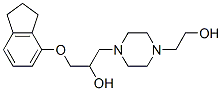 CAS#: 67465-85-4, 1-[4-(2-Hydroxyethyl)-1-Piperazinyl]-3-(4-Indanyloxy)-2-Propanol