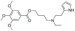 CAS 登录号：67466-27-7， 3,4,5-三甲氧基苯甲酸 4-[N-乙基-N-[2-(1H-吡咯-2-基)乙基]氨基]丁酯