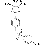 CAS#: 674776-54-6, 4-Methyl-N-[4-(4,4,5,5-tetramethyl-1,3,2-dioxaborolan-2-yl)phenyl]benzenesulfonamide