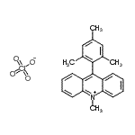 CAS 登录号：674783-97-2， 9-均三甲苯基-10-甲基吖啶鎓高氯酸盐