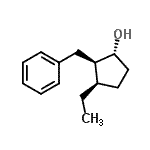 CAS#: 674799-05-4, (1R,2R,3R)-2-Benzyl-3-ethylcyclopentanol