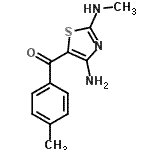 CAS#: 674805-68-6, [4-Amino-2-(methylamino)-1,3-thiazol-5-yl](4-methylphenyl)methanone