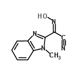 CAS#: 67483-51-6, (2Z)-(Hydroxyimino)(1-methyl-1H-benzimidazol-2-yl)acetonitrile