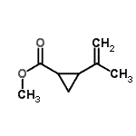 CAS 登录号：67500-46-3， 甲基2-异丙烯基环丙烷羧酸酯