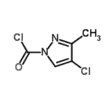 CAS 登录号：67514-72-1， 4-氯-3-甲基-1H-吡唑-1-甲酰氯