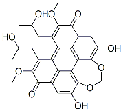 CAS#: 67533-78-2, 4,13-Dihydroxy-8,9-Bis(2-Hydroxypropyl)-7,10-Dimethoxyperylo[1,12-def]-1,3-Dioxepin-6,11-Dione