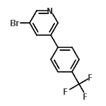CAS#: 675590-01-9, 3-Bromo-5-[4-(trifluoromethyl)phenyl]pyridine