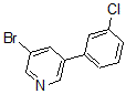 CAS 登录号：675590-26-8， 3-溴-5-(3-氯苯基)吡啶