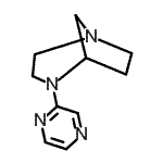 CAS 登录号：675590-41-7， 4-(2-吡嗪基)-1,4-二氮杂双环[3.2.1]辛烷
