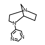 CAS 登录号：675590-42-8， 4-(5-嘧啶基)-1,4-二氮杂双环[3.2.1]辛烷