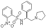 CAS 登录号：675602-60-5， 2-硝基-N-[(1S)-1-苯基-2-(1-吡咯烷基)乙基]苯磺酰胺