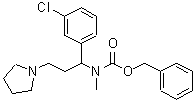 CAS#: 675602-81-0, Benzyl [1-(3-chlorophenyl)-3-(1-pyrrolidinyl)propyl]methylcarbamate