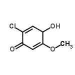 CAS#: 675828-22-5, 2-Chloro-4-hydroxy-5-methoxy-2,5-cyclohexadien-1-one