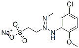 CAS#: 67599-11-5, Sodium 2-[3-(5-Chloro-2-Methoxyphenyl)-1-Methyltriazen-2-Yl]Ethanesulphonate