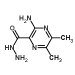 CAS#: 6761-40-6, 3-Amino-5,6-Dimethyl-2-Pyrazinecarbohydrazide