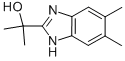 CAS 登录号：6761-75-7， 2-(5,6-二甲基-1H-苯并咪唑-2-基)-丙-2-醇