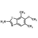 CAS#: 67618-03-5, 6-Methoxy-5,7-dimethyl-1,3-benzothiazol-2-amine