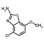 CAS#: 67618-17-1, 4-Chloro-7-methoxy-1,3-benzothiazol-2-amine