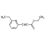 CAS#: 676343-11-6, Ethyl 3-(6-ethyl-2-pyridinyl)-2-propynoate