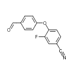 CAS 登录号：676494-55-6， 3-氟-4-(4-甲酰基苯氧基)苯甲腈