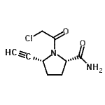 CAS 登录号：676559-68-5， (5R)-1-(氯乙酰基)-5-乙炔基-L-脯氨酰胺
