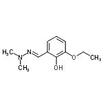 CAS 登录号：676585-37-8， 2-[(E)-(二甲基亚肼基)甲基]-6-乙氧基苯酚