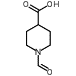 CAS#: 67659-33-0, 1-Formyl-4-piperidinecarboxylic acid