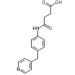CAS#: 676599-90-9, 4-Oxo-4-{[4-(4-pyridinylmethyl)phenyl]amino}butanoic acid