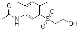 CAS 登录号：67674-30-0， N-[5-[(2-羟基乙基)磺酰基]-2,4-二甲基苯基]-乙酰胺