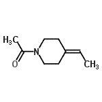 CAS#: 67727-82-6, 1-(4-Ethylidene-1-piperidinyl)ethanone