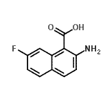 CAS#: 677291-25-7, 2-Amino-7-fluoro-1-naphthoic acid