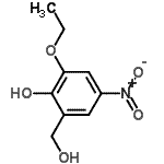 CAS 登录号：677303-72-9， 2-乙氧基-6-(羟基甲基)-4-硝基苯酚