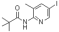CAS#: 677327-29-6, N-(5-Iodo-3-methyl-2-pyridinyl)-2,2-dimethylpropanamide
