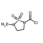 CAS#: 67741-66-6, 5-Methyl-1,2,5-thiadiazolidine-2-carbonyl chloride 1,1-dioxide