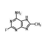 CAS#: 677707-41-4, 2-Fluoro-8-methyl-1H-purin-6-amine